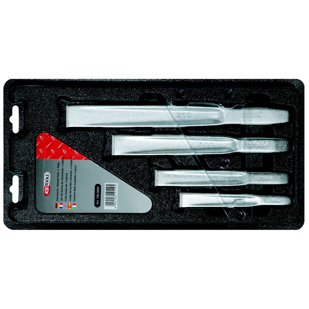 Produktabbildung Nr. 1: KS TOOLS Flachmeißelsatz, 4-tlg