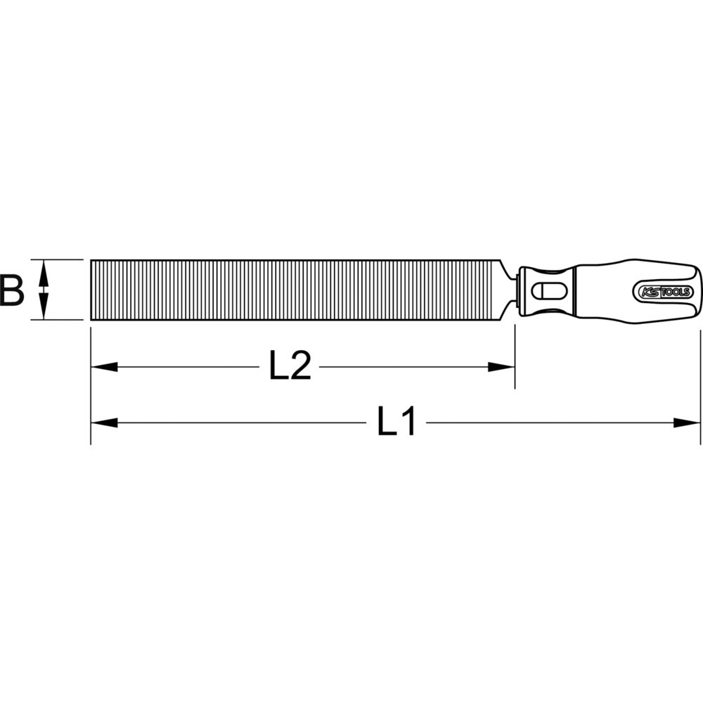 Produktabbildung Nr. 2: KS TOOLS Flachschaber, 420mm