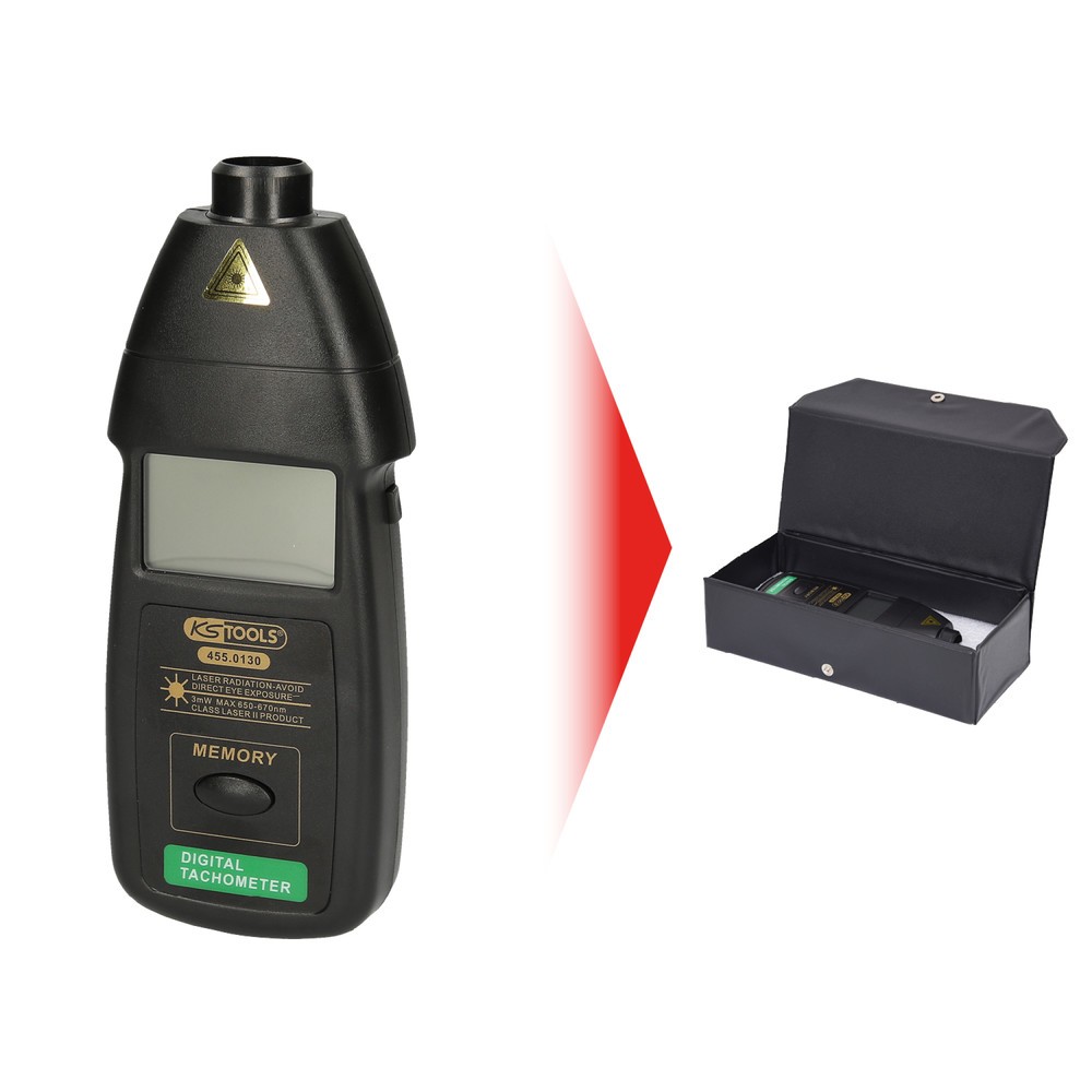 Produktabbildung Nr. 3: KS TOOLS Fotoelektronischer Drehzahlmesser