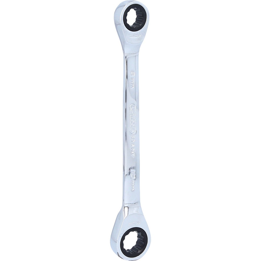 Produktabbildung: KS TOOLS GEARplus Doppel-Ratschenringschlüssel, 8x10mm
