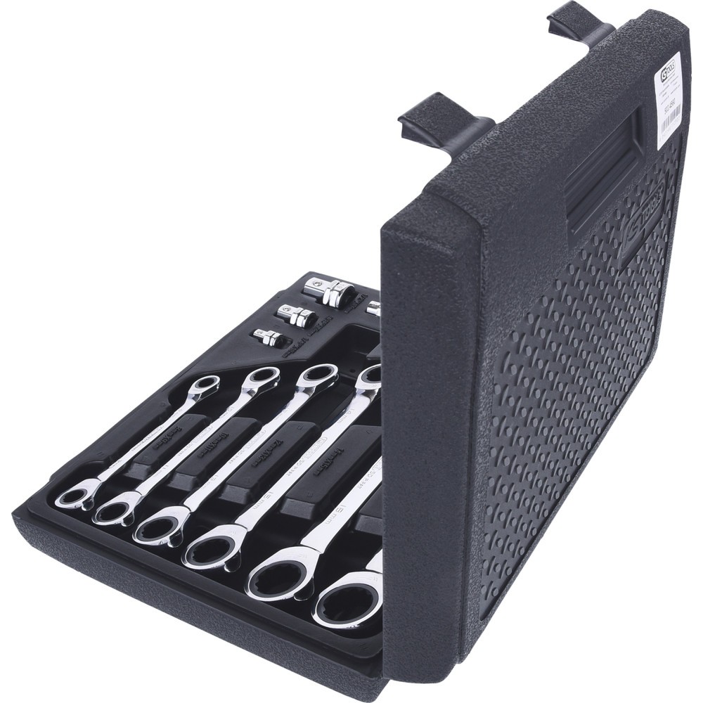 Produktabbildung Nr. 2: KS TOOLS GEARplus Doppel-Ratschenringschlüssel-Satz, 10-tlg 8-19mm