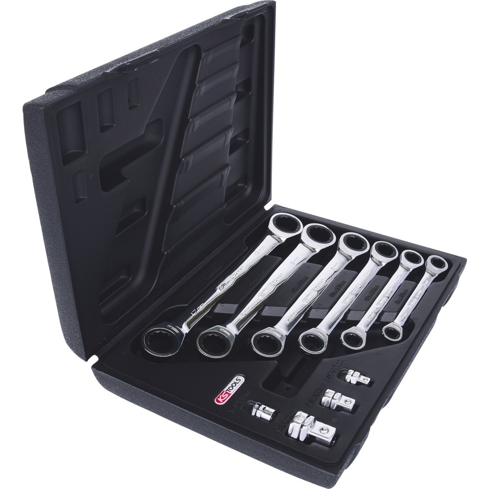 Produktabbildung Nr. 4: KS TOOLS GEARplus Doppel-Ratschenringschlüssel-Satz, 10-tlg 8-19mm