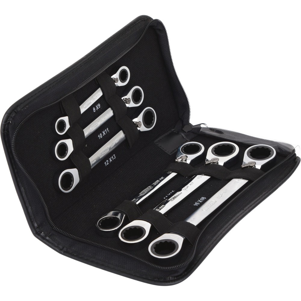 Produktabbildung Nr. 4: KS TOOLS GEARplus Doppel-Ratschenringschlüssel-Satz,umschaltbar,6-tlg