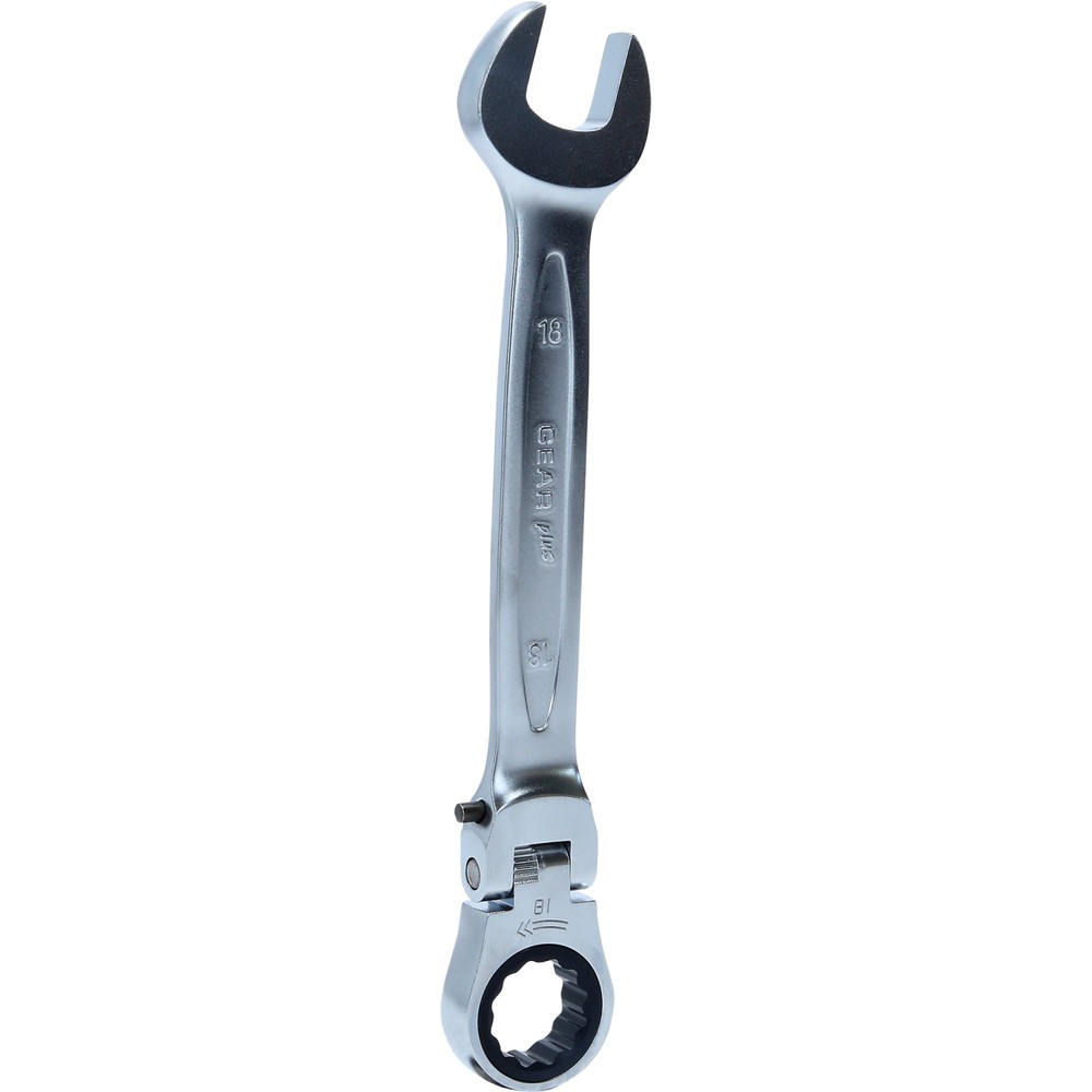 Produktabbildung Nr. 3: KS TOOLS GEARplus Gelenk-Ratschenringmaulschlüssel feststellbar, 18mm