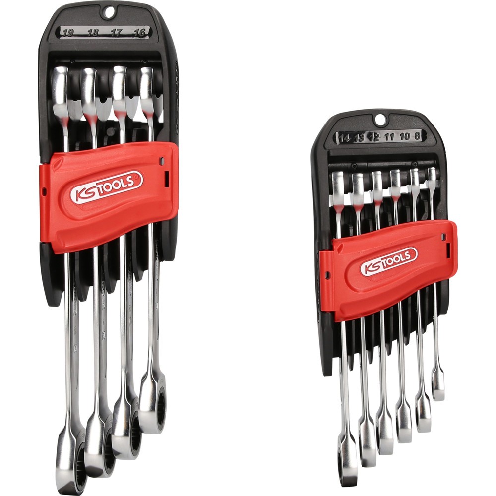 Produktabbildung Nr. 11: KS TOOLS GEARplus Ratschenringmaulschlüssel-Satz, 10-tlg