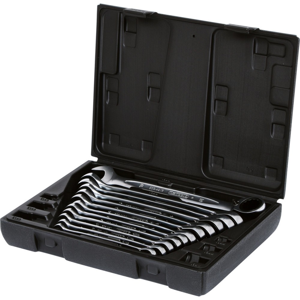 Produktabbildung Nr. 1: KS TOOLS GEARplus Ratschenringmaulschlüssel-Satz, umschaltbar,12-tlg