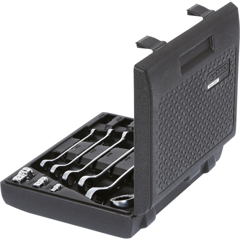 Produktabbildung Nr. 2: KS TOOLS GEARplus Ratschenringmaulschlüssel-Satz, umschaltbar,10-tlg