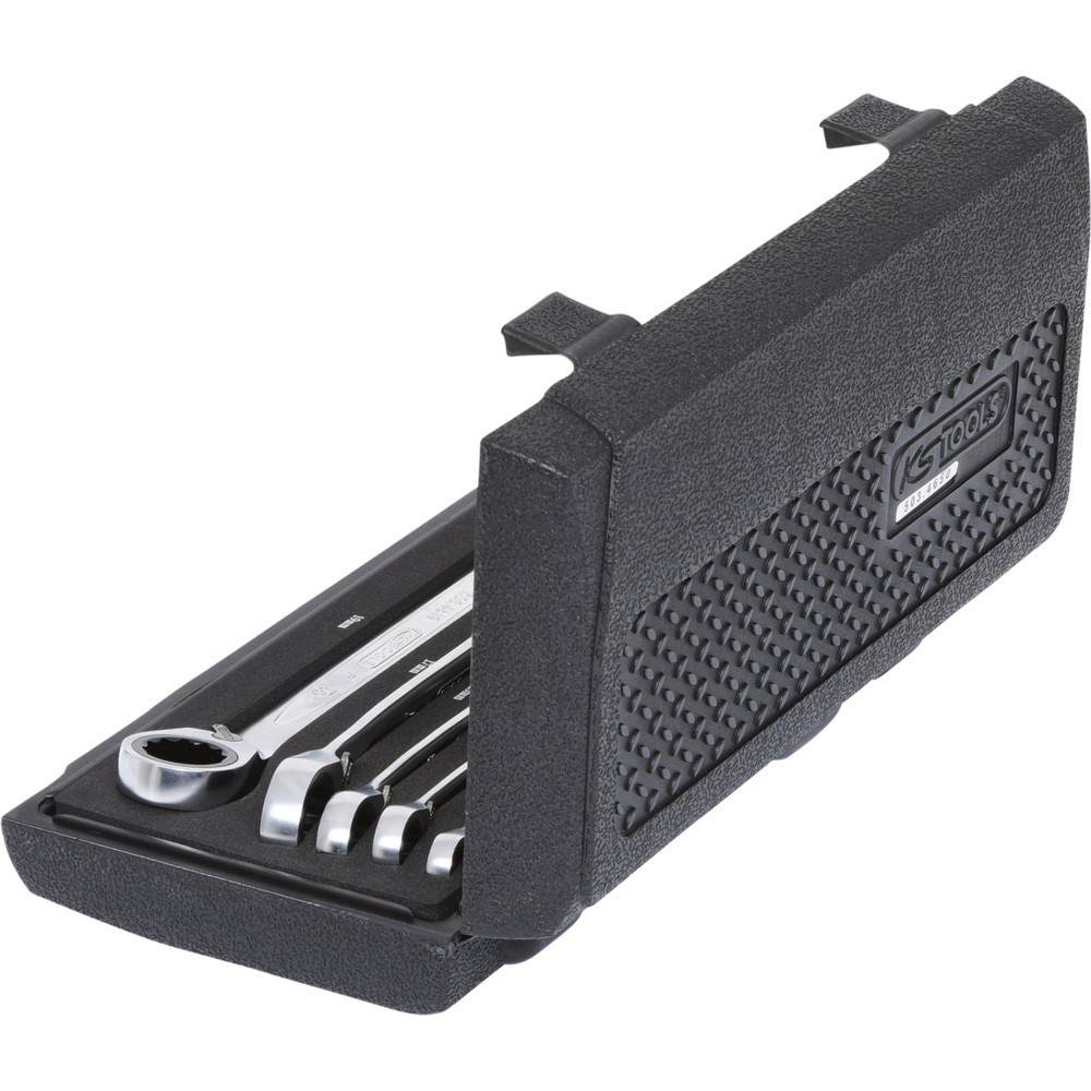 Produktabbildung Nr. 2: KS TOOLS GEARplus Ratschenringmaulschlüssel-Satz, umschaltbar, 9-tlg