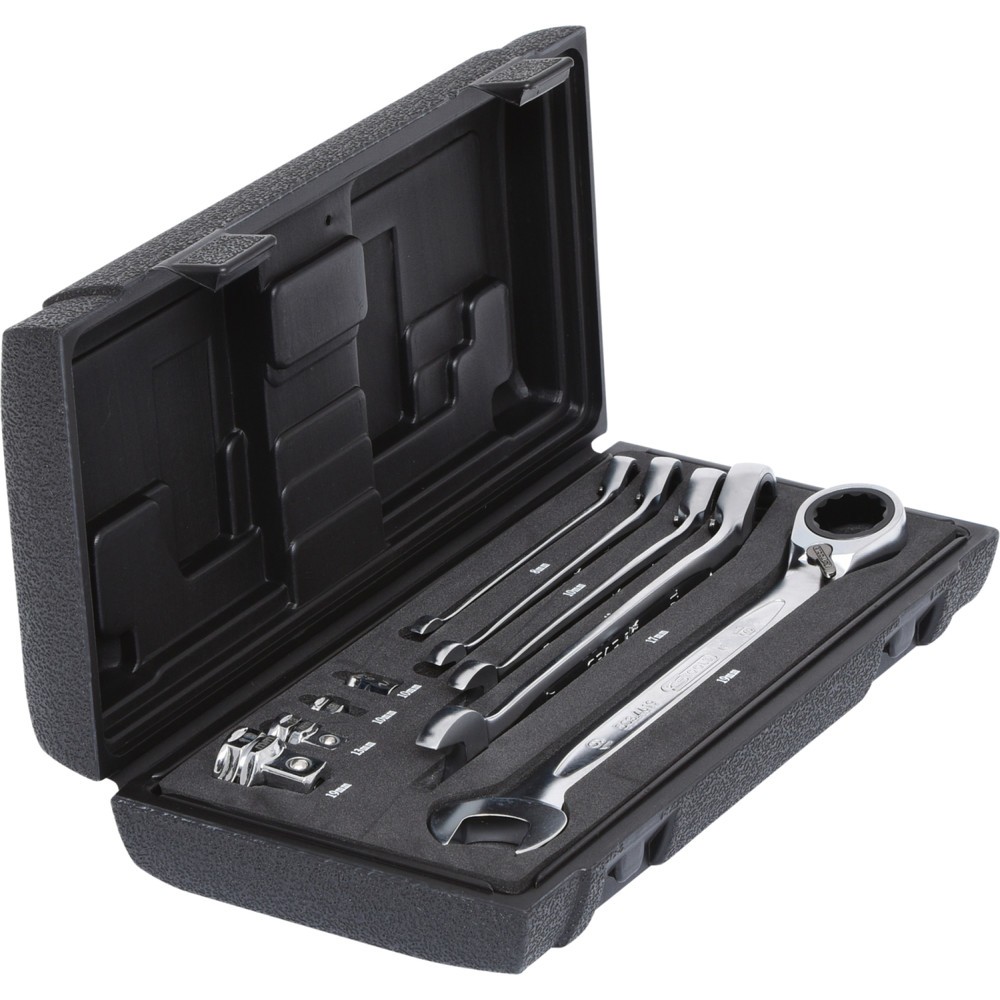 Produktabbildung Nr. 4: KS TOOLS GEARplus Ratschenringmaulschlüssel-Satz, umschaltbar, 9-tlg
