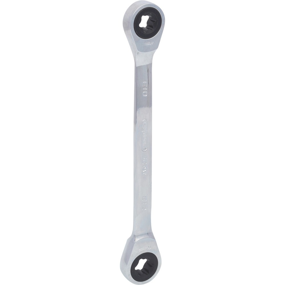 Produktabbildung: KS TOOLS GEARplus Torx-E-Doppel-Ratschenringschlüssel,E10xE12