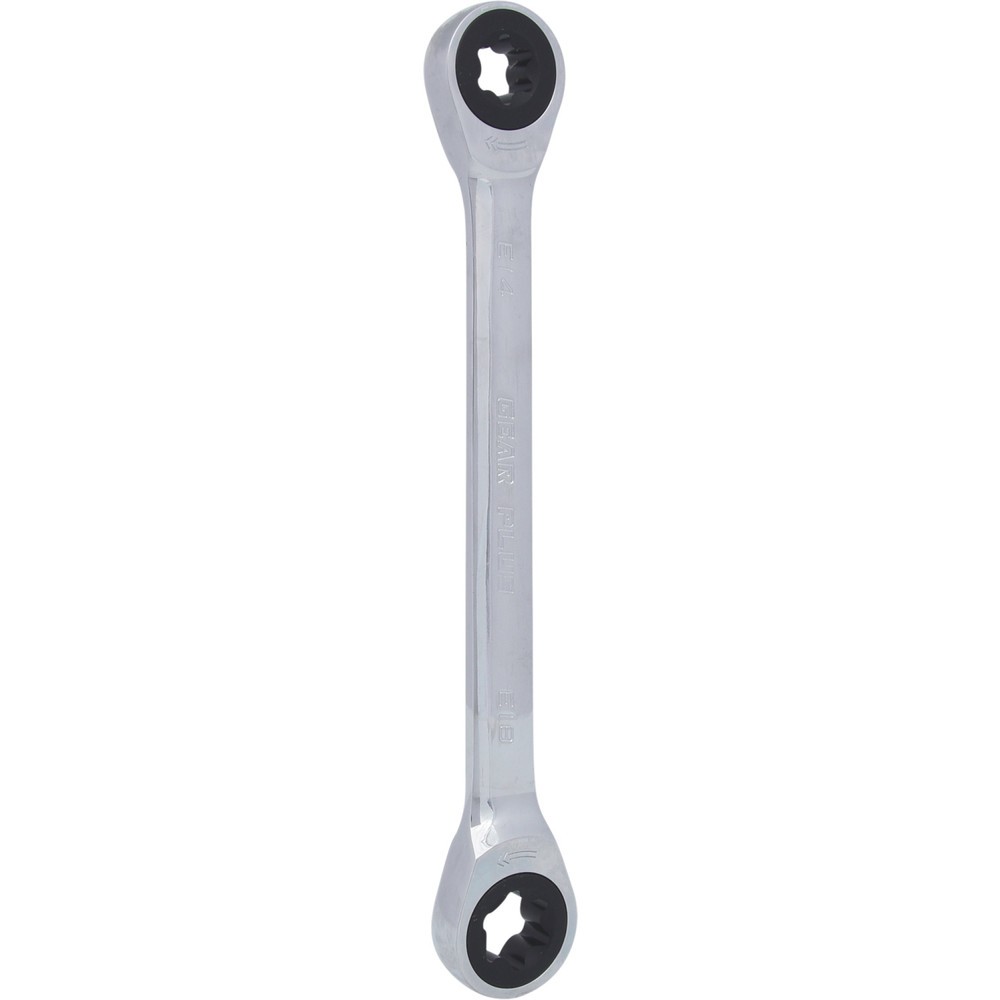 Produktabbildung Nr. 1: KS TOOLS GEARplus Torx-E-Doppel-Ratschenringschlüssel,E14xE18