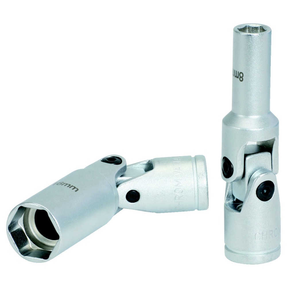Produktabbildung Nr. 1: KS TOOLS 3/8" Glühkerzen-Gelenknüsse, kurz, 75mm, 9mm