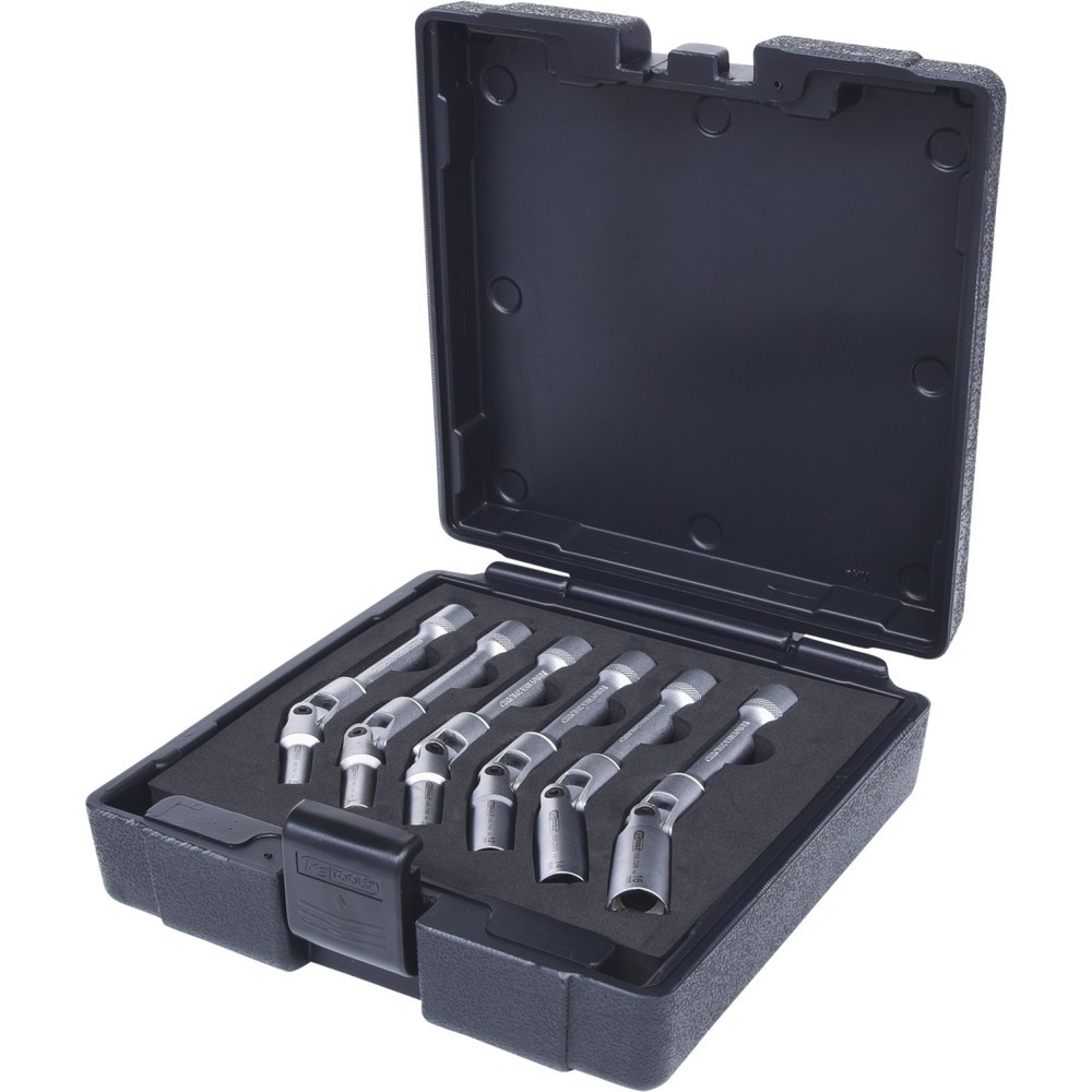 Produktabbildung Nr. 1: KS TOOLS 3/8" Glühkerzen-Gelenkschlüssel-Satz, lang, 6-tlg