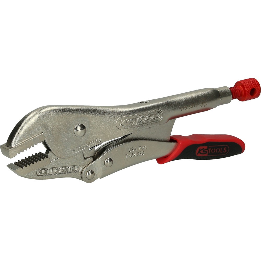 Produktabbildung Nr. 1: KS TOOLS Gripzange mit Easy-Release, gerade Backen,50mm,L=250mm