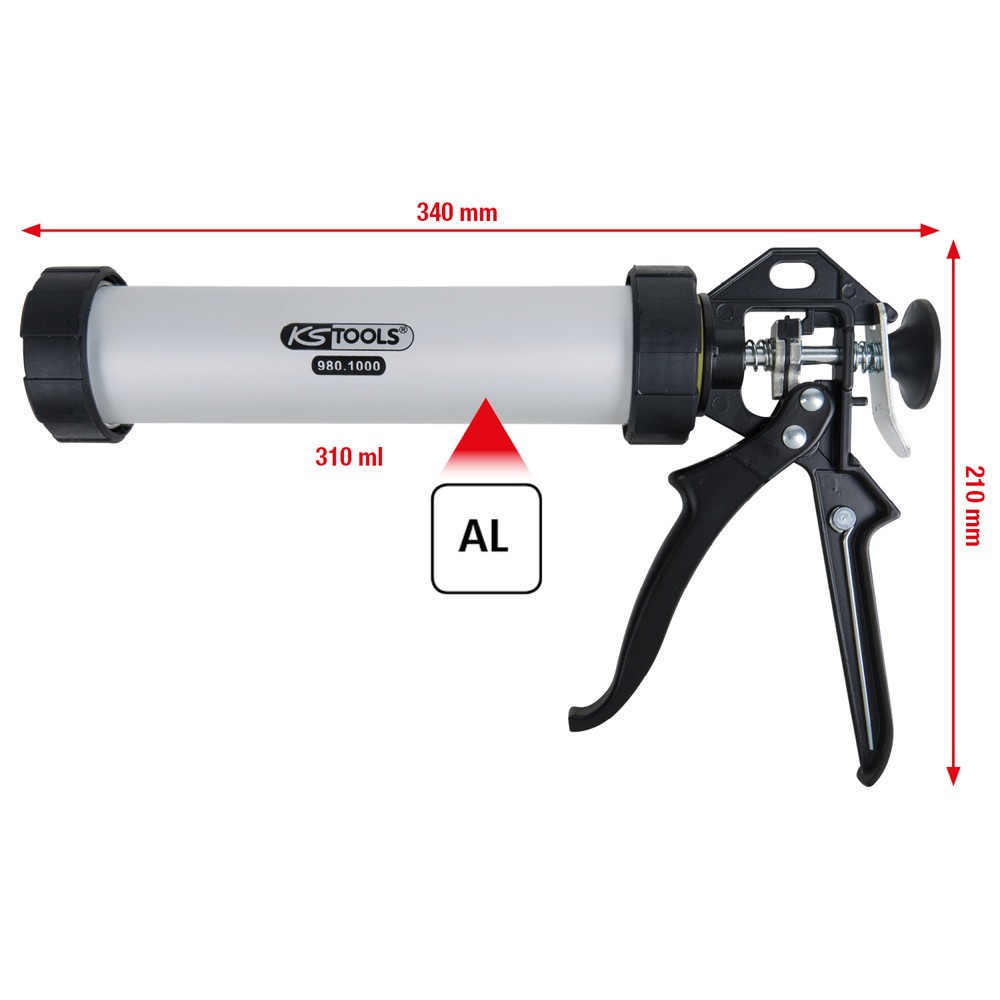 Produktabbildung Nr. 4: KS TOOLS Hand-Kartuschen-Pistole 310 ml, 340mm