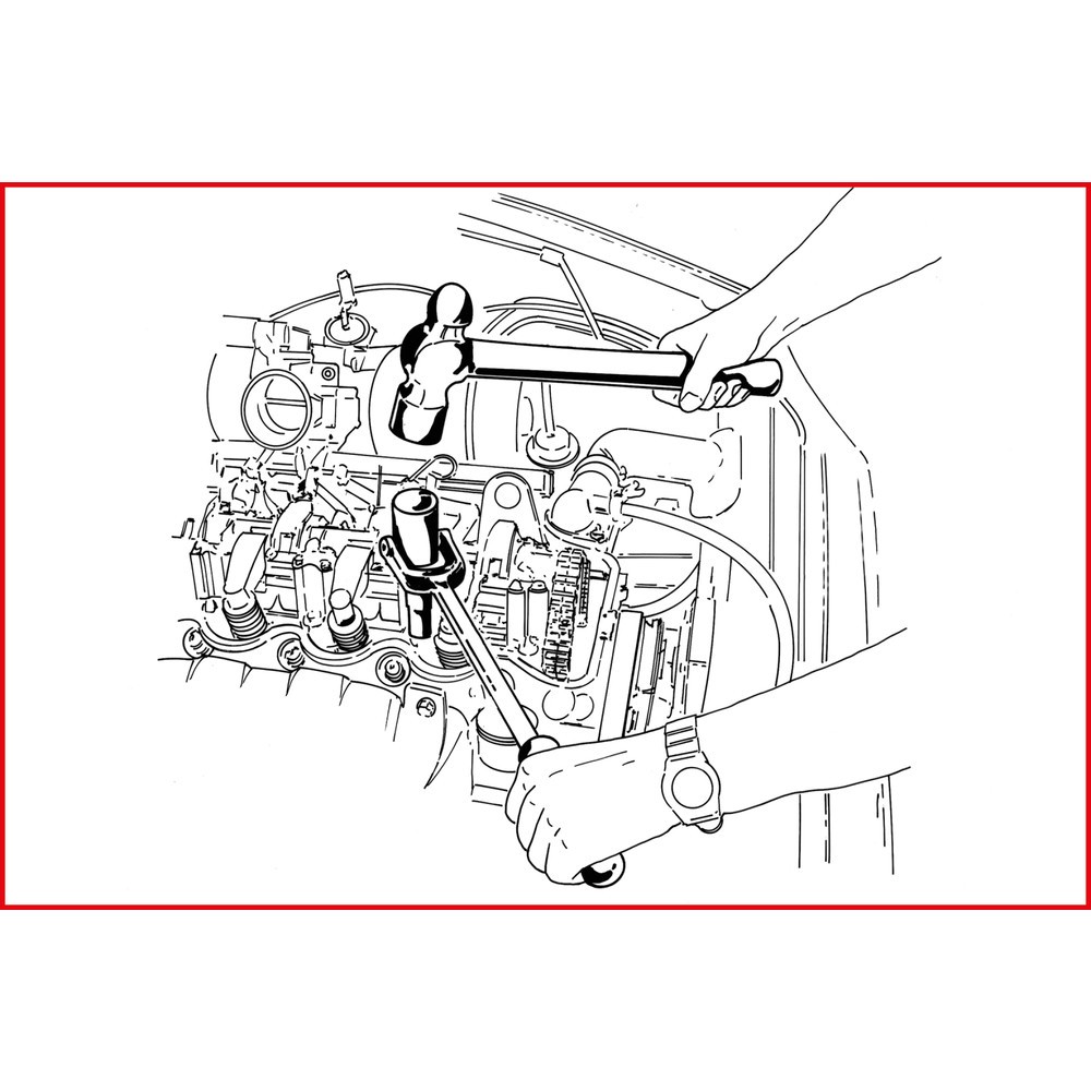 Produktabbildung Nr. 5: KS TOOLS 1/2" Hand-Schlagschrauber, 475mm