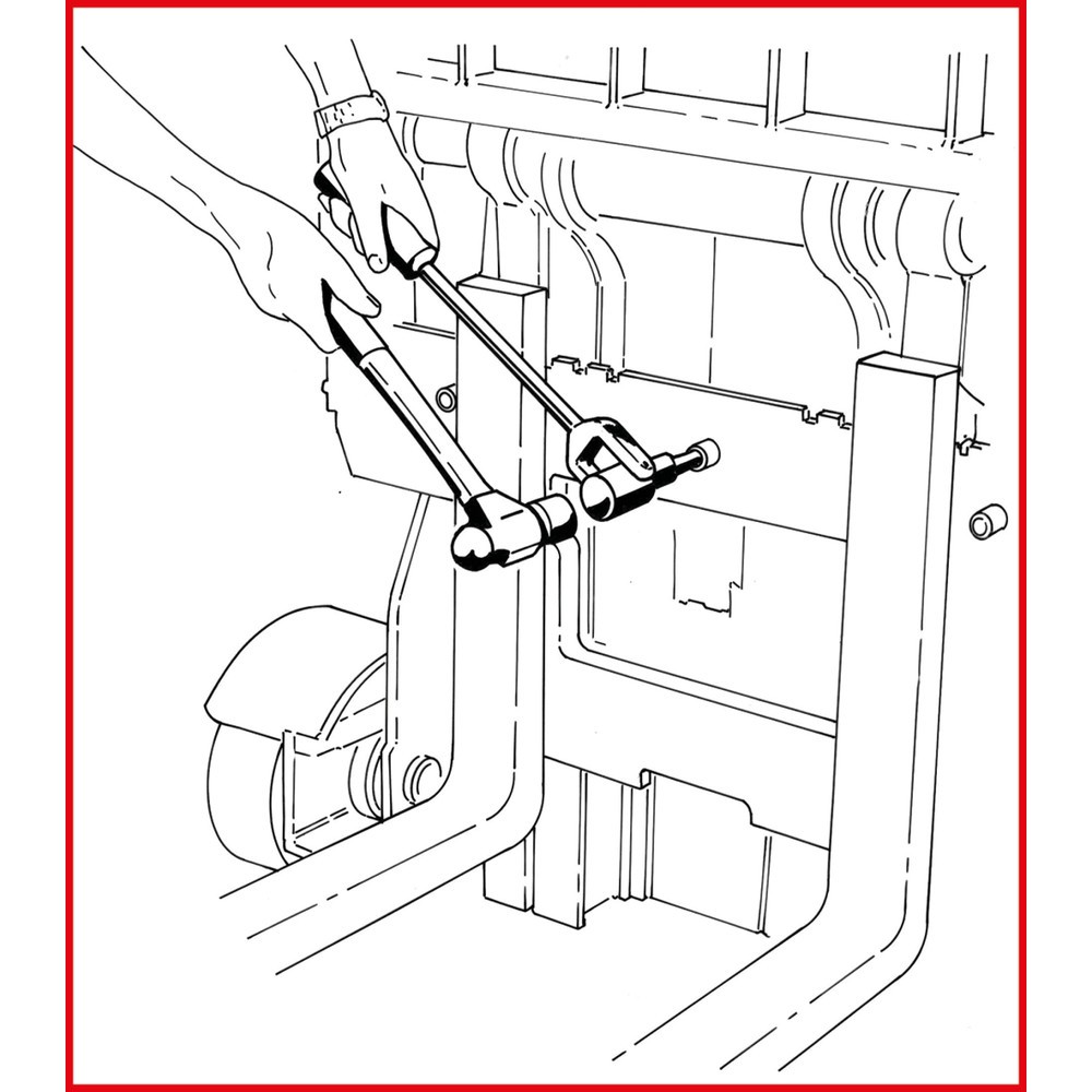 Produktabbildung Nr. 10: KS TOOLS 1/2" Hand-Schlagschrauber, 475mm