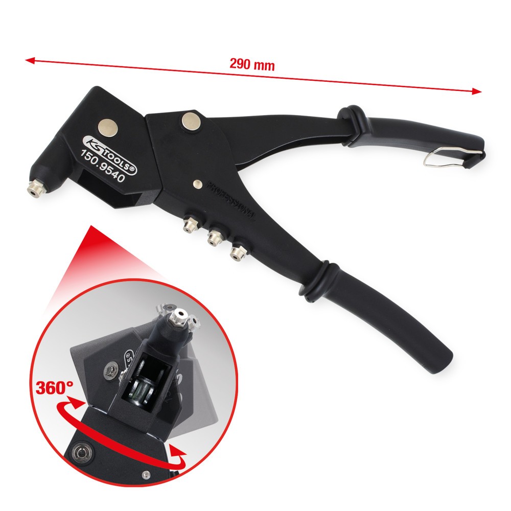 Produktabbildung Nr. 2: KS TOOLS Handnietzange, 290mm