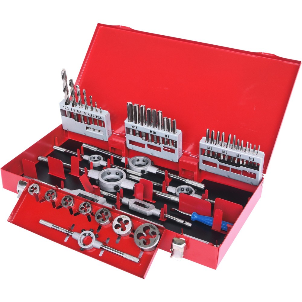 KS TOOLS HSS Co Gewindeschneidwerkzeug-Satz, 44-tlg Produktabbildung: KS TOOLS HSS Co Gewindeschneidwerkzeug-Satz, 44-tlg