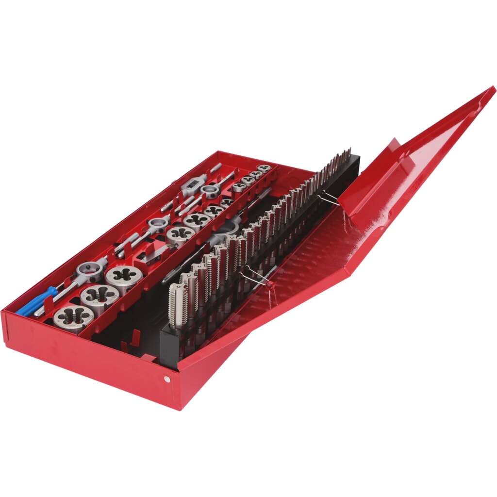 KS TOOLS HSS Co Gewindeschneidwerkzeug-Satz, 54-tlg Produktabbildung Nr. 2: KS TOOLS HSS Co Gewindeschneidwerkzeug-Satz, 54-tlg