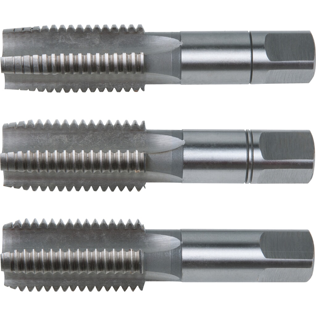 KS TOOLS HSS CO Handgewindebohrer-Satz M, M5x0,8, 3-tlg Produktabbildung Nr. 2: KS TOOLS HSS CO Handgewindebohrer-Satz M, M5x0,8, 3-tlg