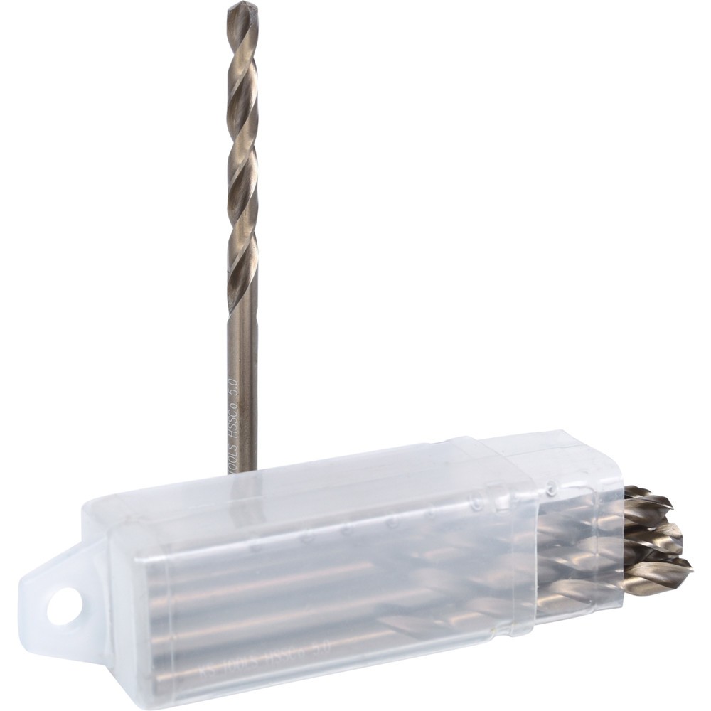Produktabbildung Nr. 3: KS TOOLS HSS-G Co 5 Spiralbohrer, 5mm, 10er Pack