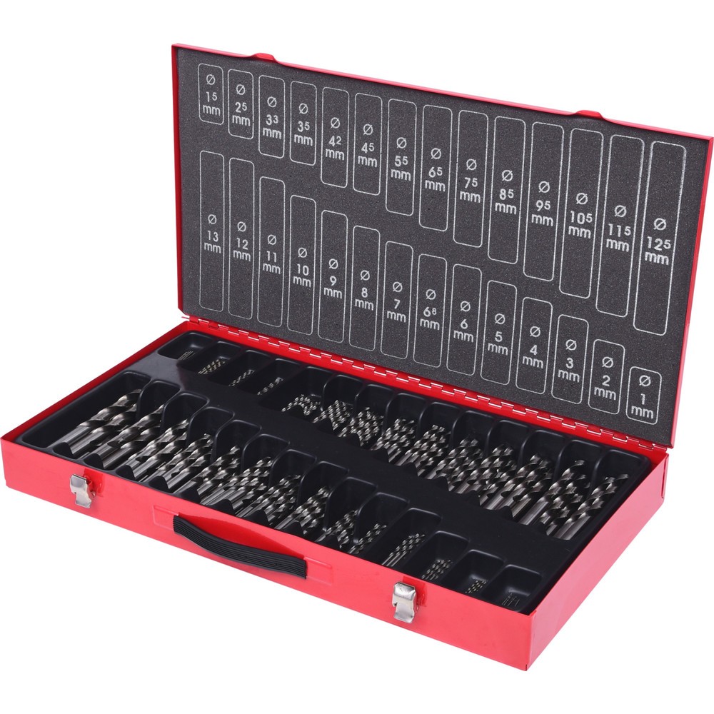 Produktabbildung Nr. 1: KS TOOLS HSS-G Spiralbohrer-Satz, 230-tlg, 1-13mm