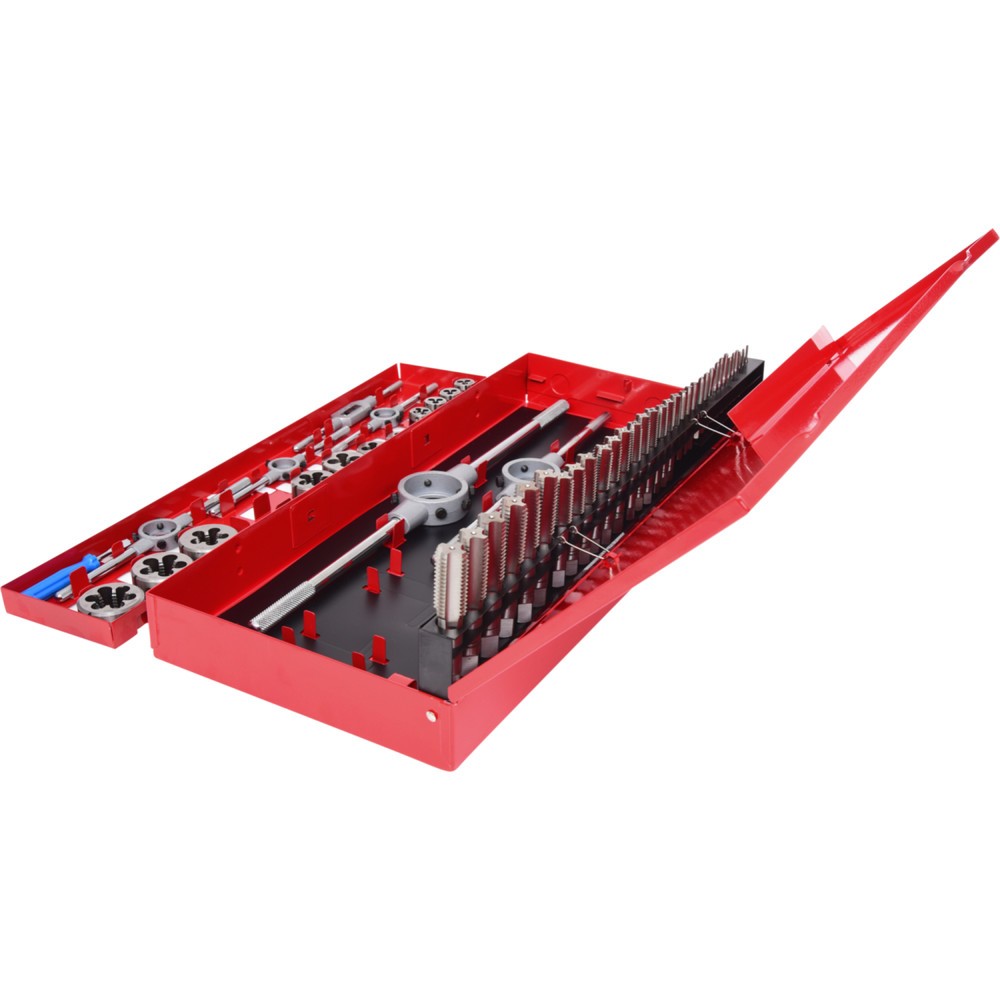 KS TOOLS HSS Gewindeschneidwerkzeug-Satz, 54-tlg Produktabbildung Nr. 3: KS TOOLS HSS Gewindeschneidwerkzeug-Satz, 54-tlg