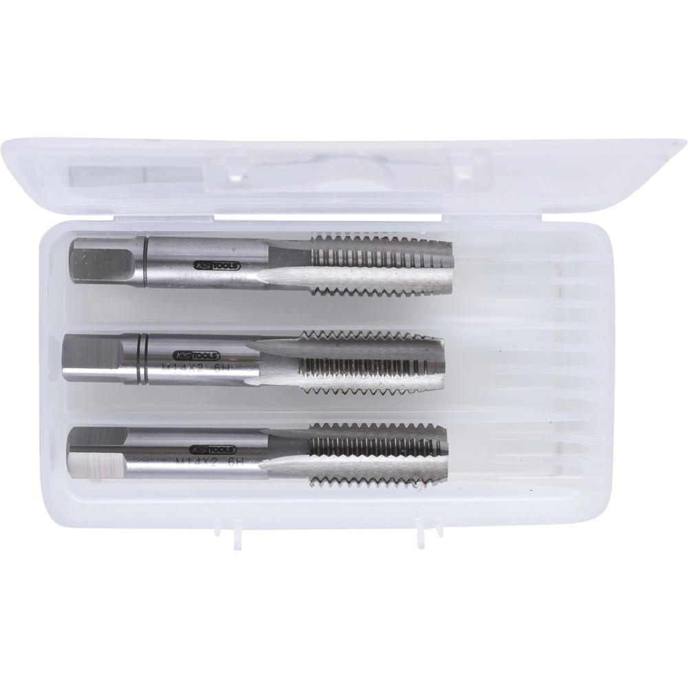 Produktabbildung Nr. 6: KS TOOLS HSS Handgewindebohrer-Satz M, M14x2, 3-tlg