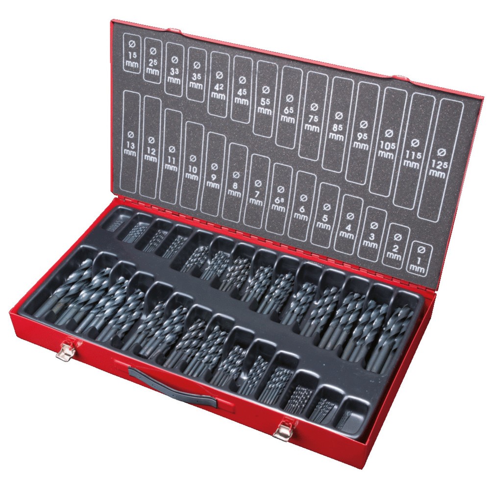 Produktabbildung: KS TOOLS HSS-R Spiralbohrer-Satz, 230-tlg, 1-13mm