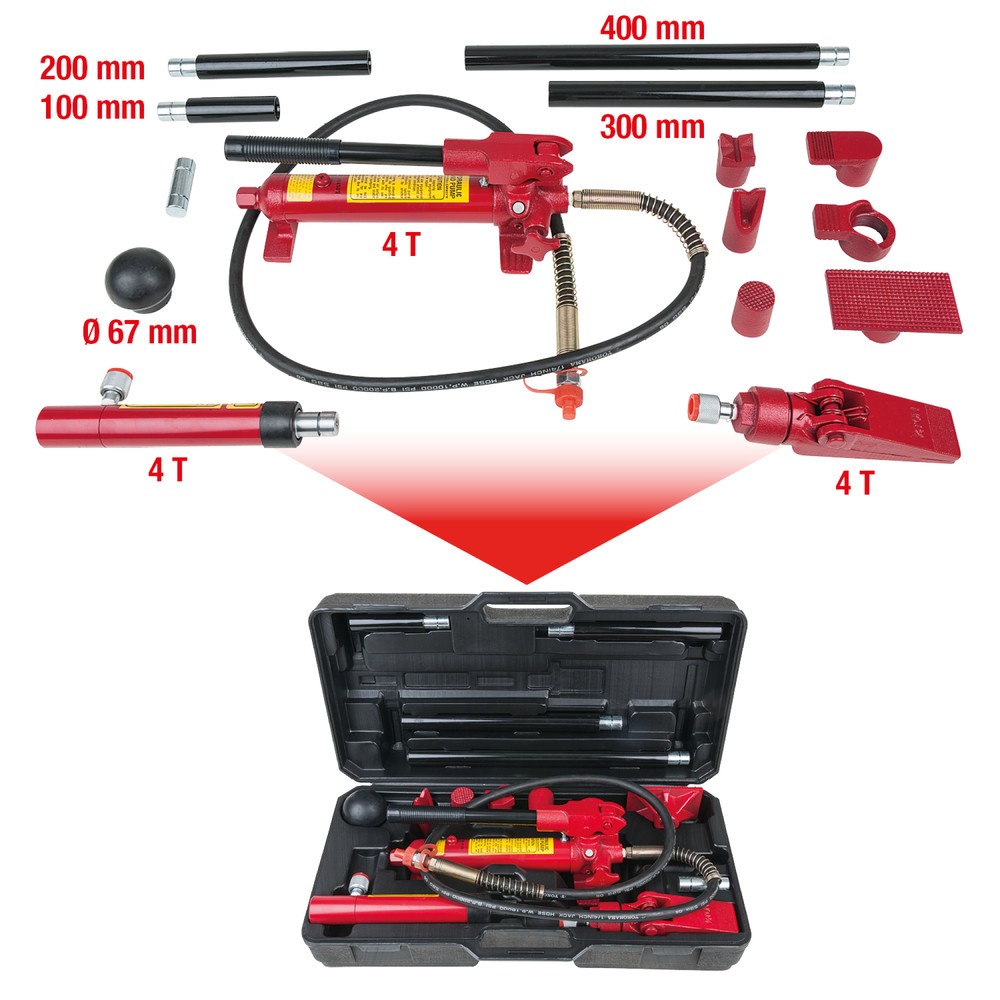 Produktabbildung Nr. 5: KS TOOLS Hydraulischer KFZ-Richtwerkzeugsatz, 4 t