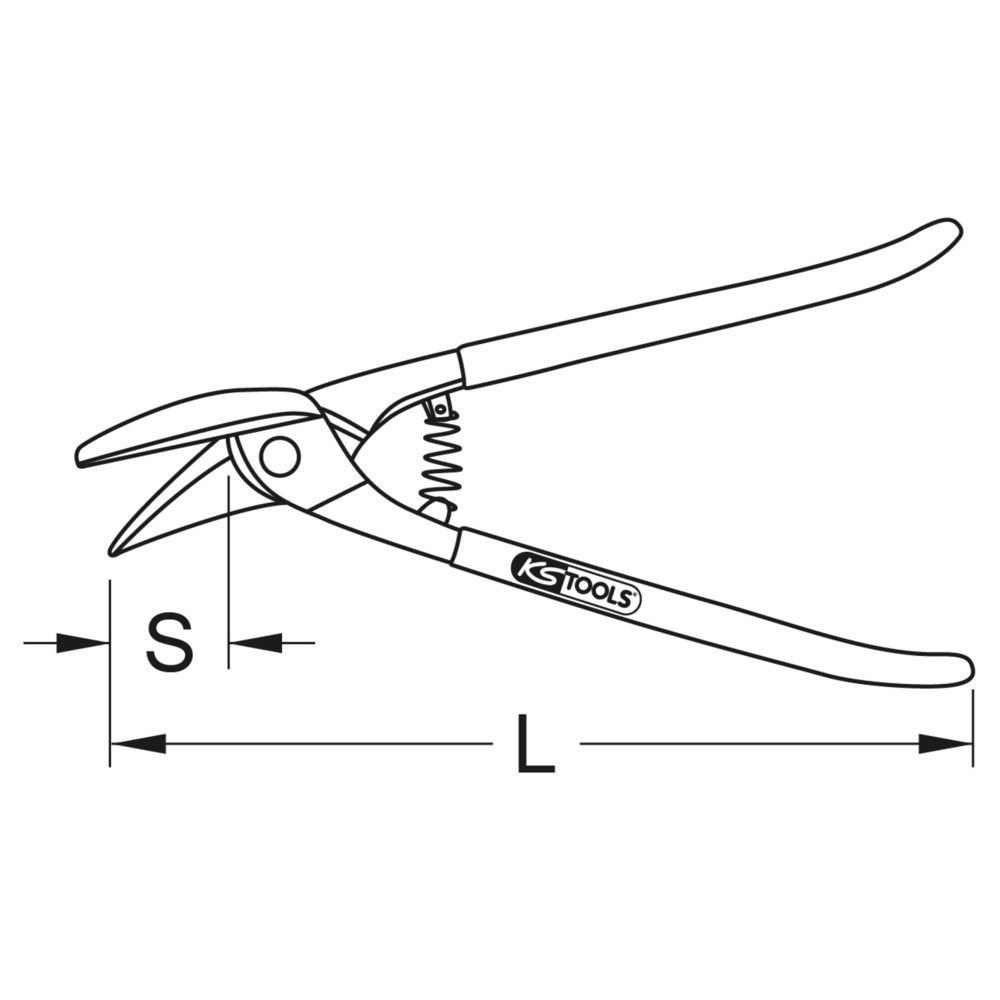 Produktabbildung Nr. 1: KS TOOLS Idealschere, linksschneidend