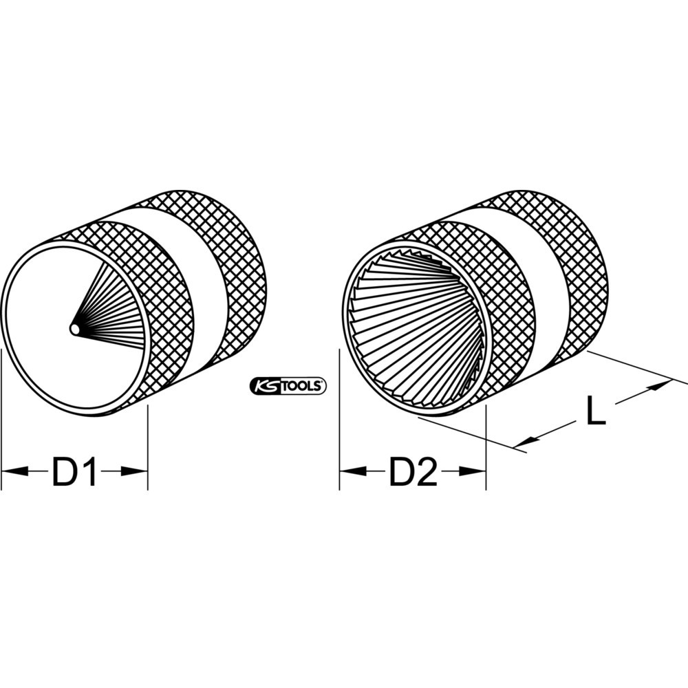 Produktabbildung Nr. 9: KS TOOLS Innen- und Außen-Entgrater, 10-35mm