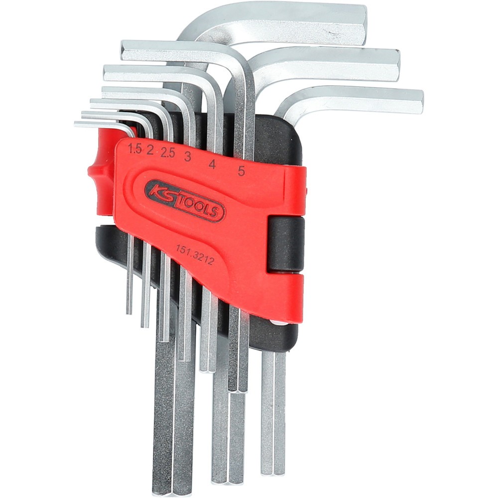 KS TOOLS Innensechskant-Winkelstiftschlüssel-Satz, im Klapphalter,9-tlg1,5-10mm Produktabbildung: KS TOOLS Innensechskant-Winkelstiftschlüssel-Satz, im Klapphalter,9-tlg1,5-10mm