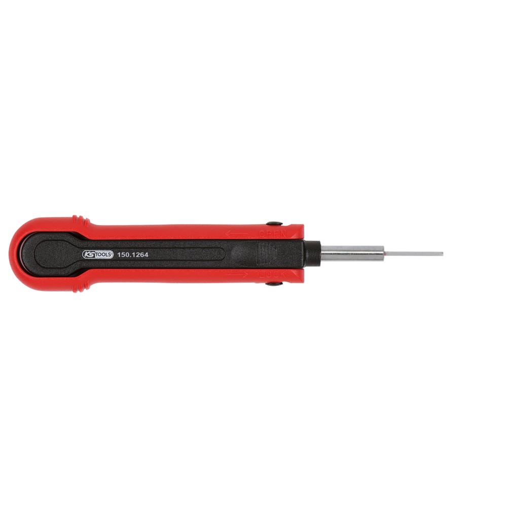 Produktabbildung Nr. 2: KS TOOLS Entriegelungswerkzeug für Flachstecker/Flachsteckhülsen 2,8mm (AMP Tyco JT, AMP Tyco ST, Deutsch DT)