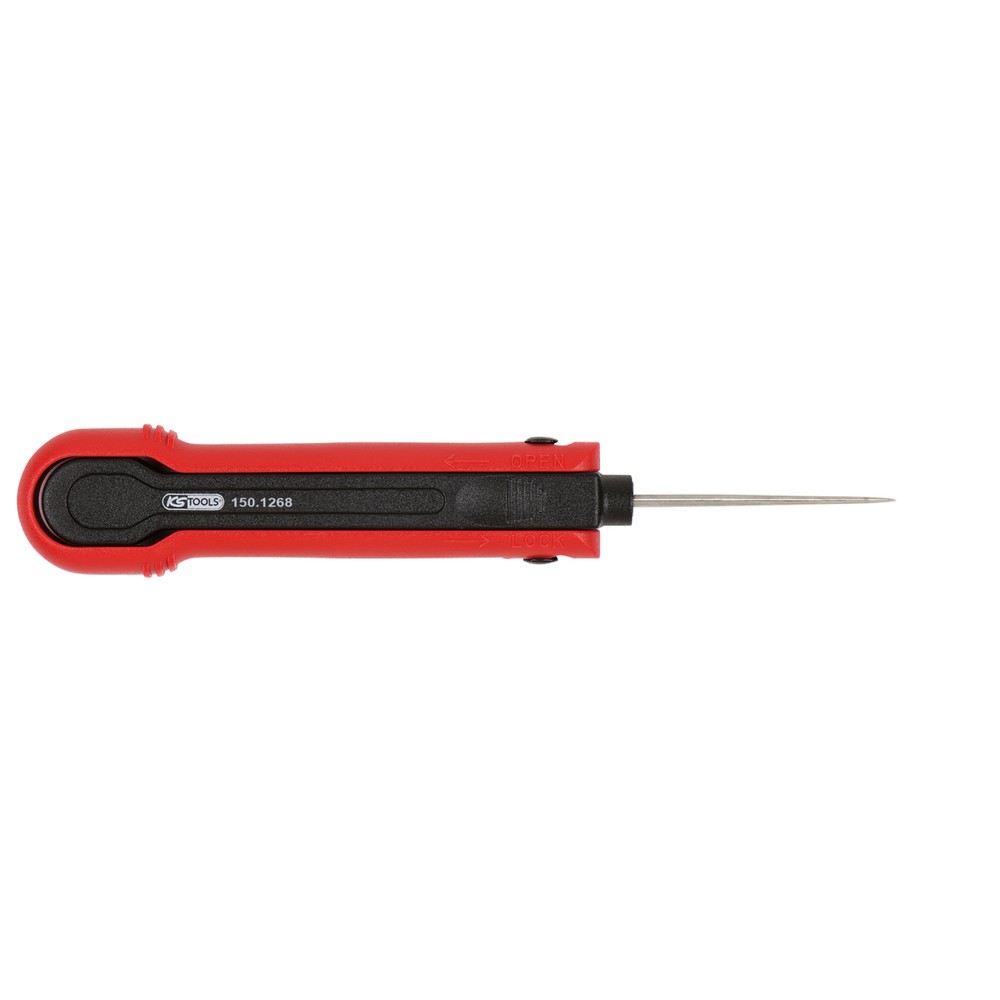 Produktabbildung Nr. 2: KS TOOLS Entriegelungswerkzeug für Flachstecker/Flachsteckhülsen 1,6 mm (AMP Tyco MT I)
