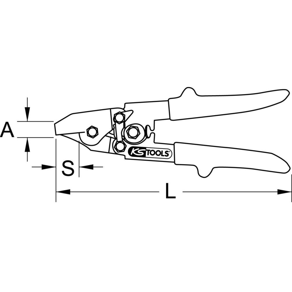 Produktabbildung Nr. 7: KS TOOLS Kartuschenspitzenzange, 210mm