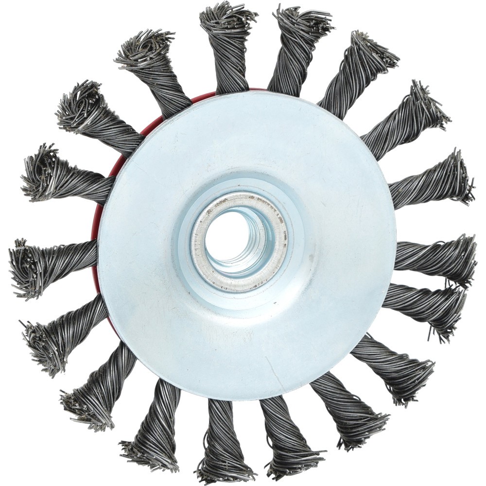 Produktabbildung Nr. 2: KS TOOLS Kegelform-Stahldrahtrundbürste 0,5mm, Ø 115mm