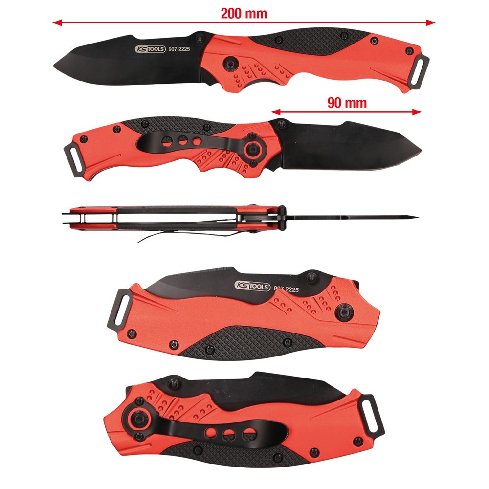 Produktabbildung Nr. 4: KS TOOLS Klappmesser mit Arretierung, 34 mm