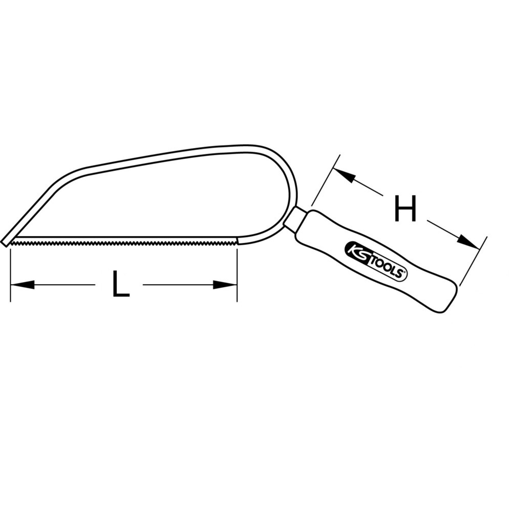 Produktabbildung Nr. 5: KS TOOLS Kleinhandsäge, 150mm