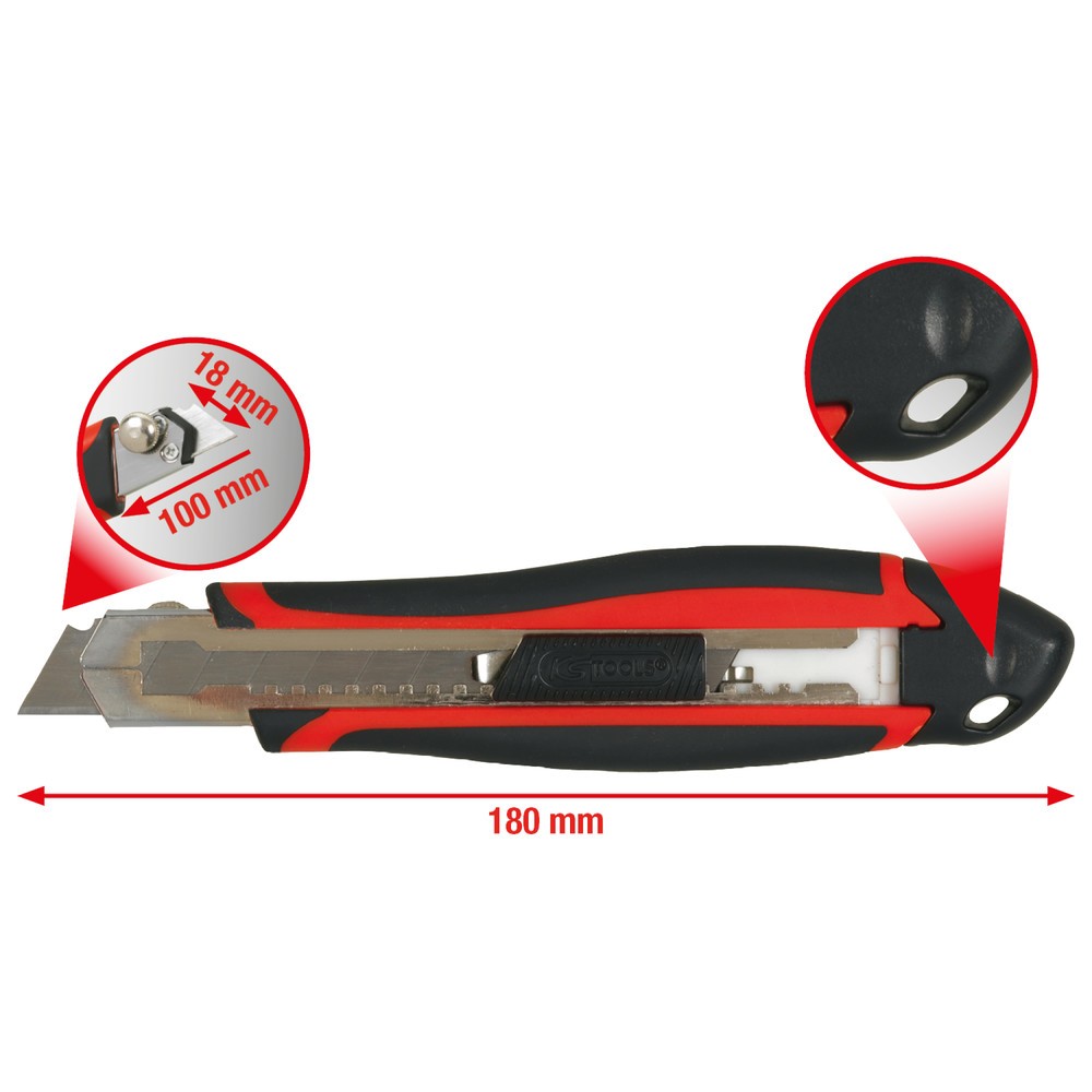 Produktabbildung Nr. 2: KS TOOLS Komfort-Abbrechklingen-Messer 18 mm