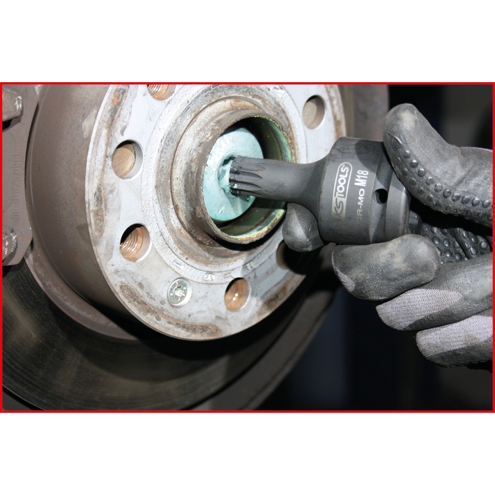 Produktabbildung Nr. 3: KS TOOLS 3/4" Kraft-Bit-Stecknuss für Vielzahn(XZN®)-Schrauben, kurz