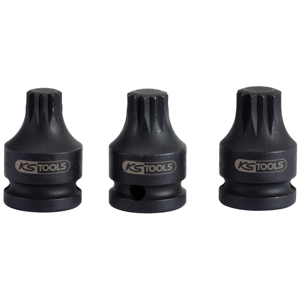 Produktabbildung Nr. 1: KS TOOLS 1/2" Kraft-Bit-Stecknuss XZN,kurz,M16