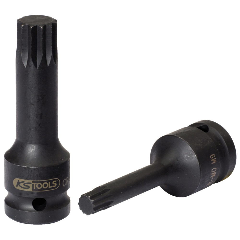 Produktabbildung Nr. 1: KS TOOLS 1/2" Kraft-Bit-Stecknuss Vielzahn, lang, M5