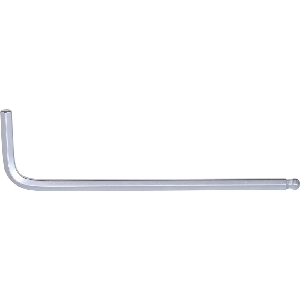 Produktabbildung: KS TOOLS Kugelkopf-Innensechskant-Winkelstiftschlüssel, lang, 4mm