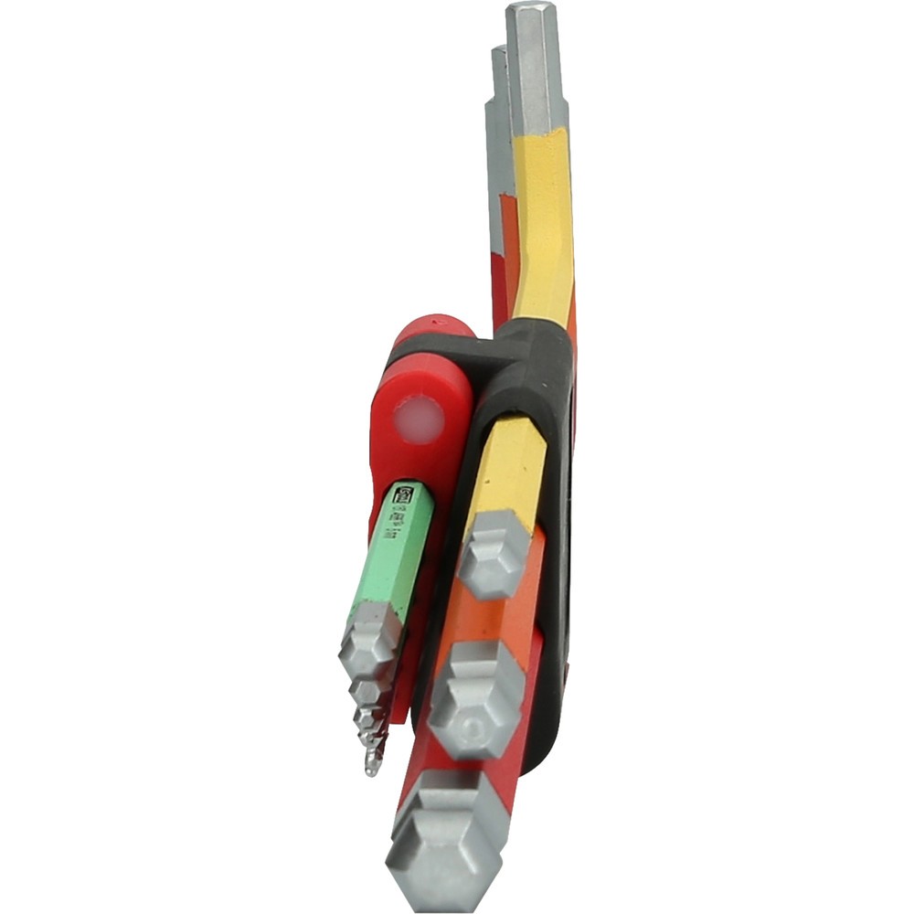 Produktabbildung Nr. 5: KS TOOLS Kugelkopf-Innensechskant-Winkelstiftschlüssel-Satz, extra lang, 9-tlg