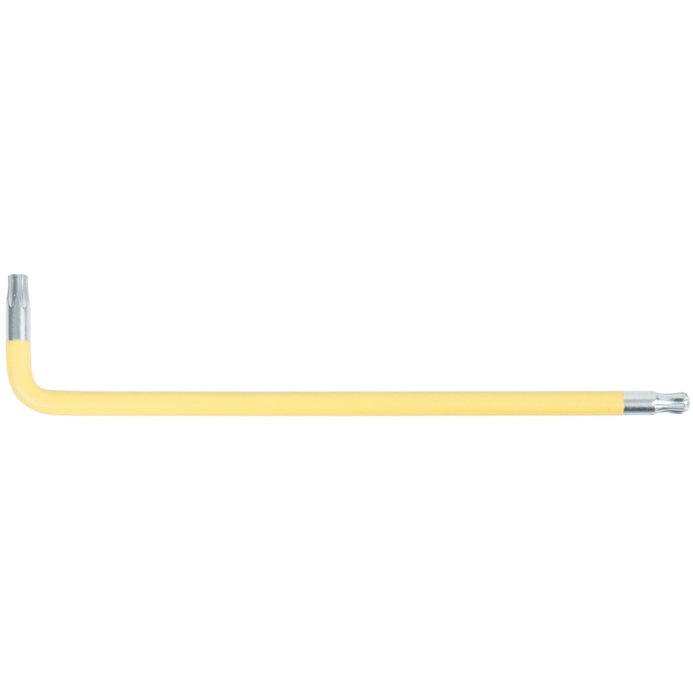 Produktabbildung: KS TOOLS Kugelkopf-Torx-Winkelstiftschlüssel, XL, T30, Hellgelb