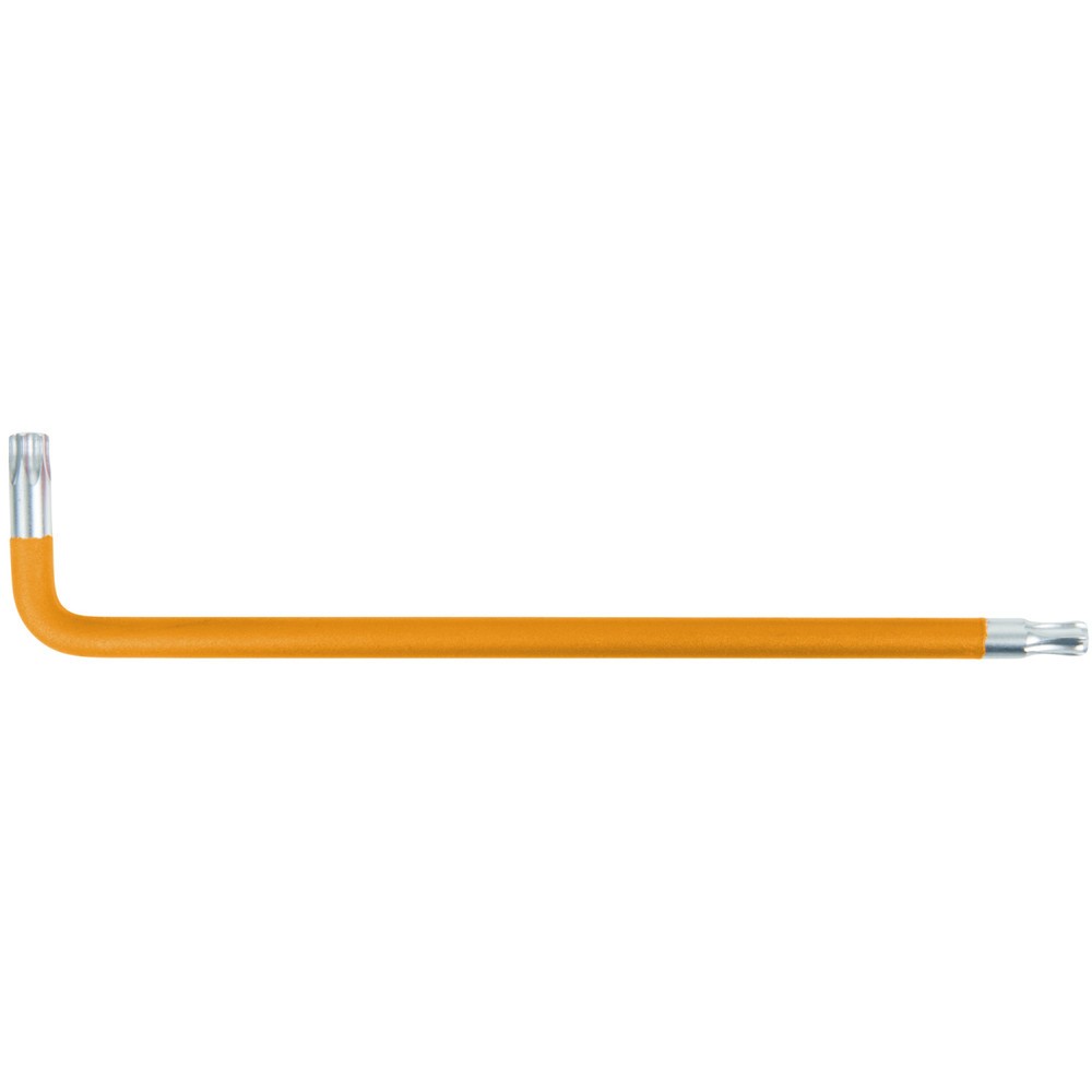 Produktabbildung: KS TOOLS Kugelkopf-Torx-Winkelstiftschlüssel, XL, T45, Orange