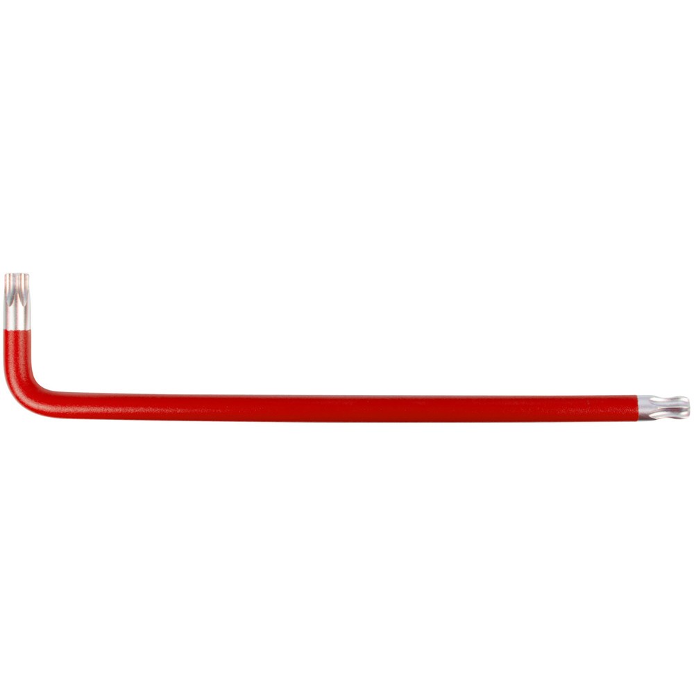 Produktabbildung: KS TOOLS Kugelkopf-Torx-Winkelstiftschlüssel, XL, T50, Rot