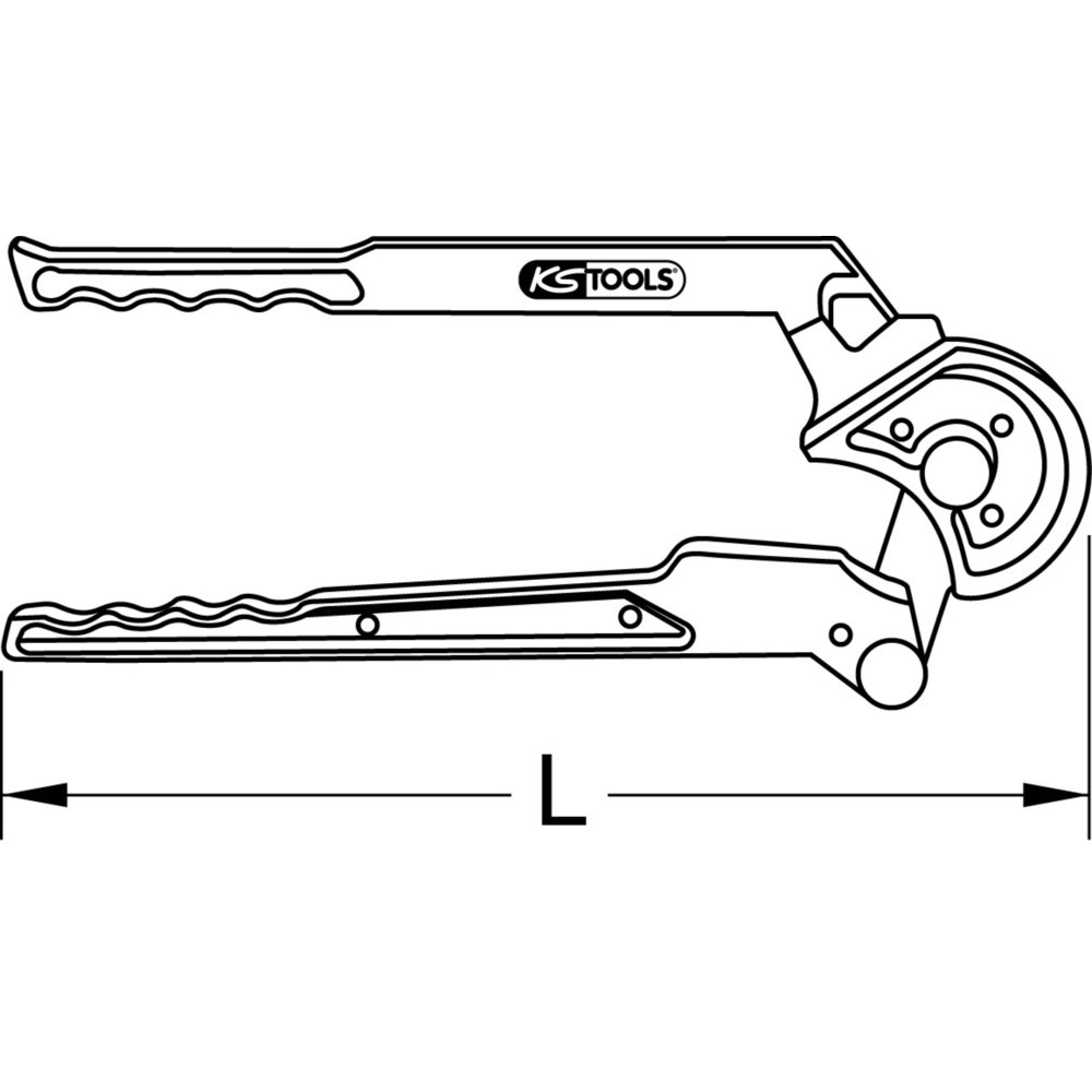 Produktabbildung Nr. 2: KS TOOLS Kupferrohr-Zweihand-Bieger, Ø 10mm